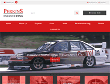 Tablet Screenshot of perkinsmotorsport.com